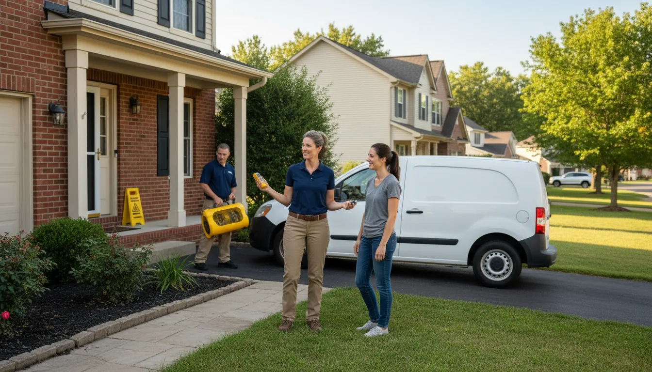Water restoration image for Dehumidification And Cleanup Services in Grantham, NH